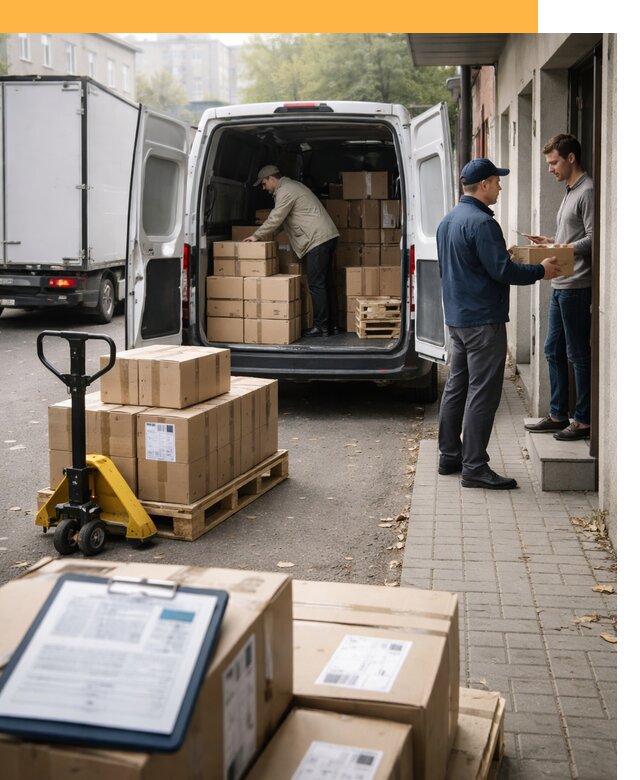 Доставка грузов от двери до двери с таможней от 45936 руб.