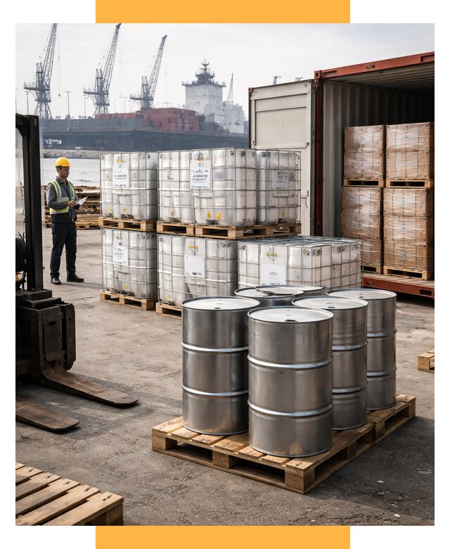 Доставка химического сырья из Индии от 255200 р. | СетСервис-Нву