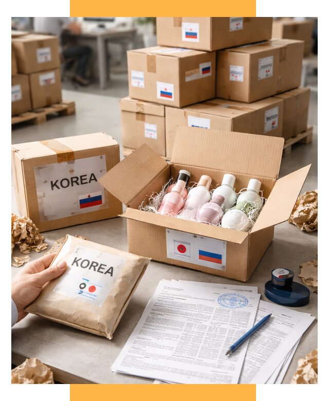Доставка косметики из Кореи от 8677 р. под ключ | СетСервис-Нву
