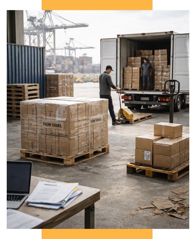 Доставка грузов из Израиля от 15312 р., логистика от СетСервис-Нву