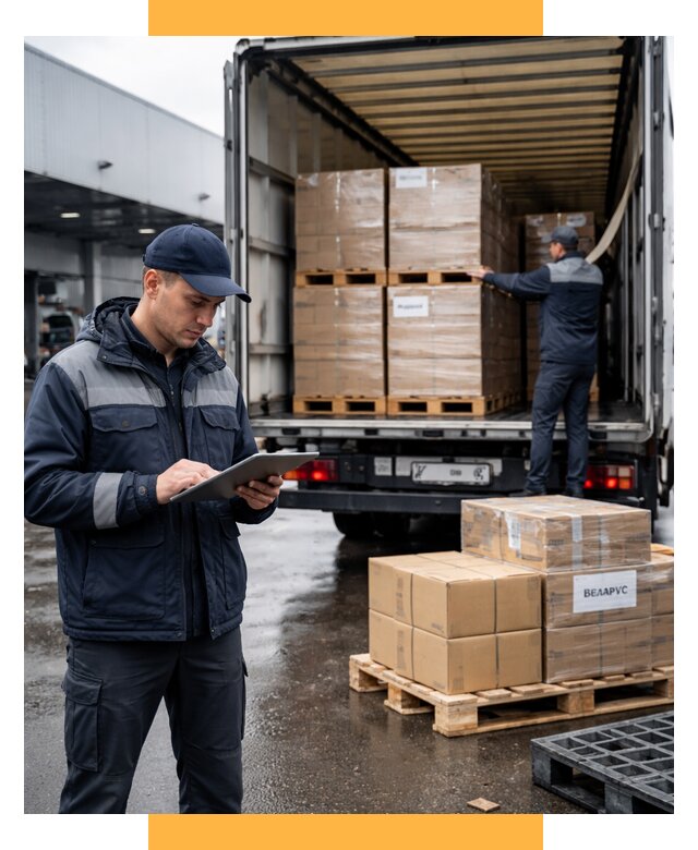 Доставка грузов из Беларуси от 15312 р. логистика СетСервис-Нву