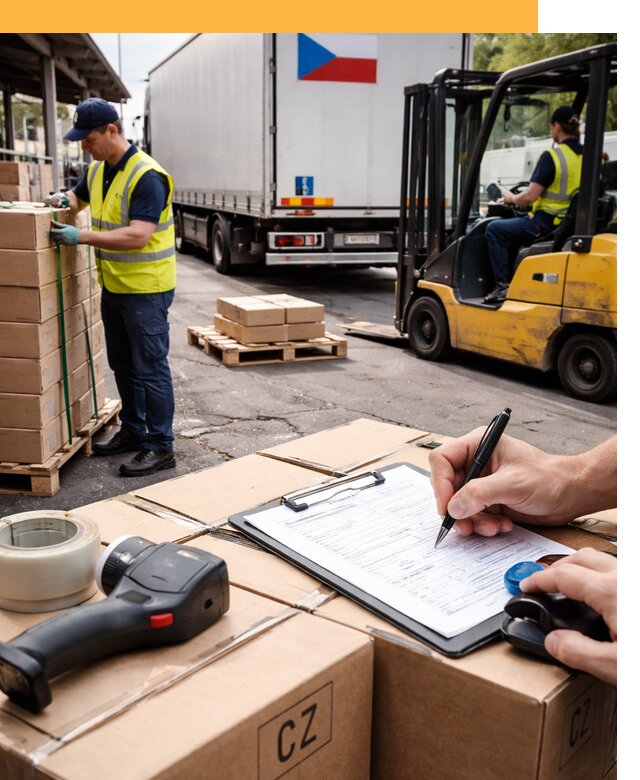 Доставка грузов в Чехию от 35728 руб, международные перевозки