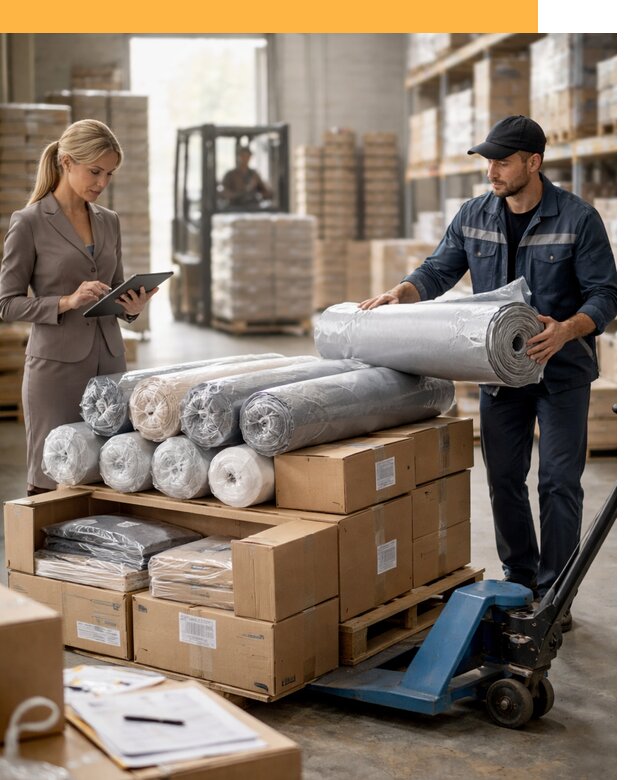 Перевозка текстиля по миру от 15312 руб. с таможней и страхованием