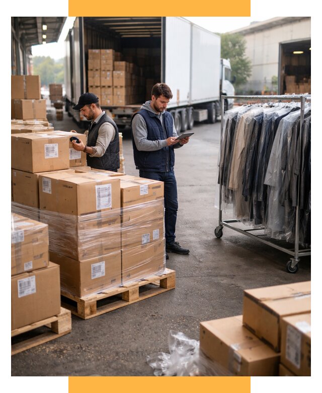 Перевозка и доставка одежды из Китая от 7656 р., СетСервис-Нву