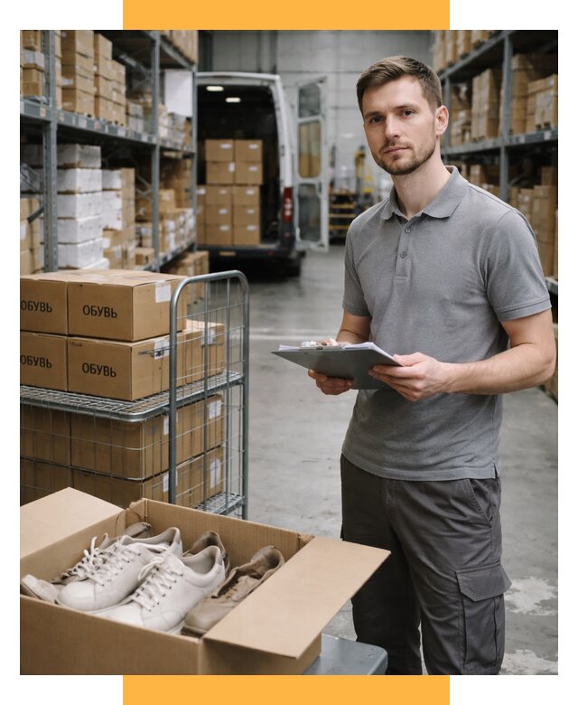 Доставка обуви из Китая и Турции от 4594 р. СетСервис-Нву