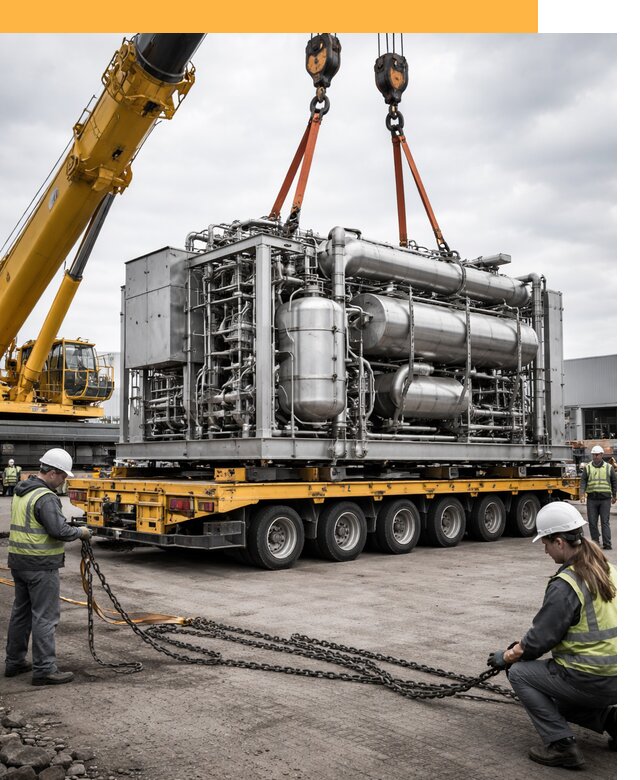 Перевозка тяжеловесных грузов по миру от 153120 руб